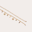 Ceinture chaine couleur or femme