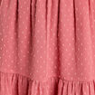 Robe évasée plumetis vieux rose femme