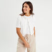 Gilet sans manches ecru femme