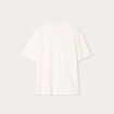 T-shirt oversize col rond ecru femme