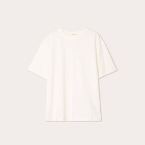 t shirt oversize col rond ecru femme T-shirt oversize col rond ecru femme