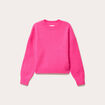 Pull col rond rose femme