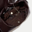 Sac avec pendentif charms bordeaux femme