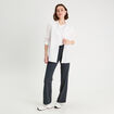 Pantalon flare vert femme