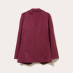 Veste blazer cintrée bordeaux femme