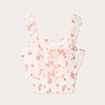 Blouse sans manches blanc femme