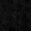Robe droite motif floral en relief noir femme