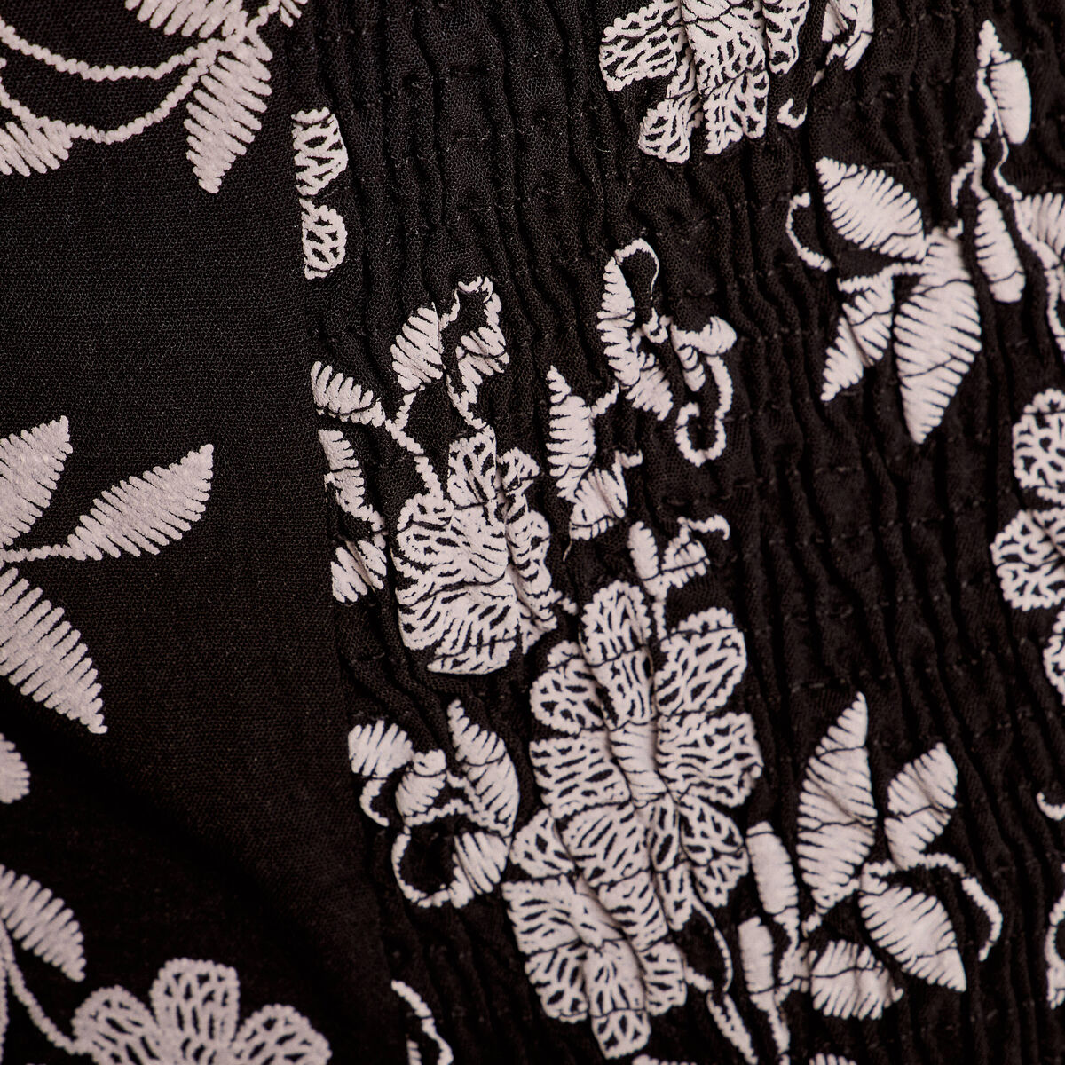 Blouse manches 3/4 noir femme