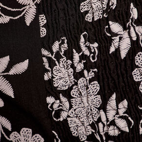 Blouse manches 3/4 noir femme