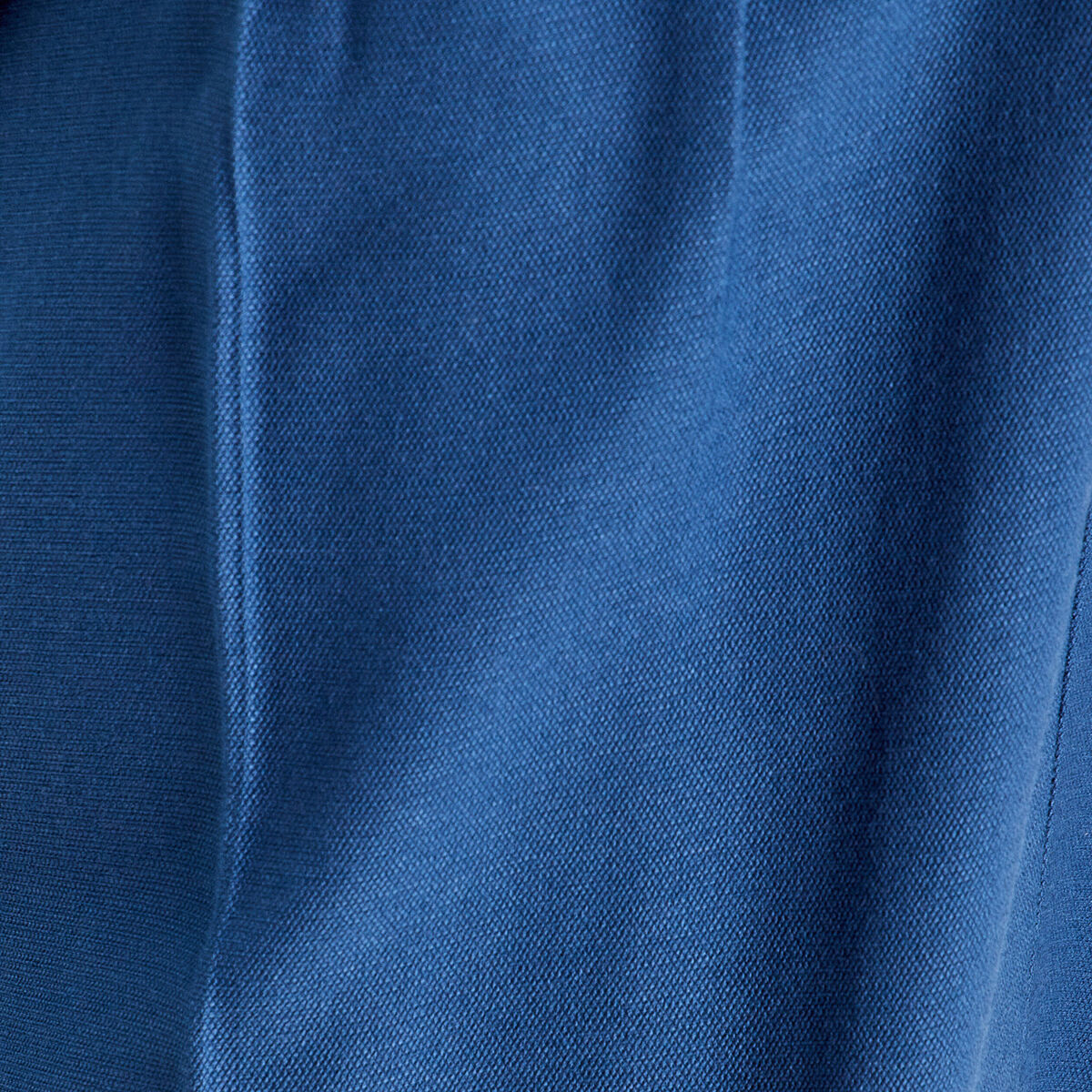 Pantalon large avec pinces bleu marine femme