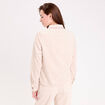 Chemise velours c&ocirc;tel&eacute; sable femme