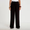 Pantalon bootcut taille standard noir femme