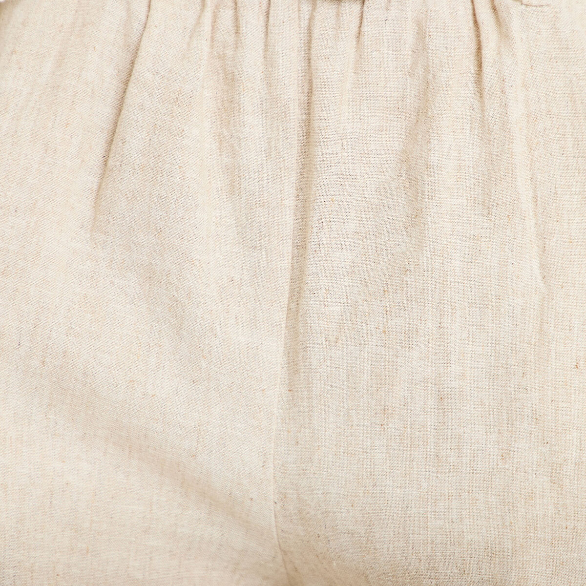 Short avec ceinture amovible beige femme