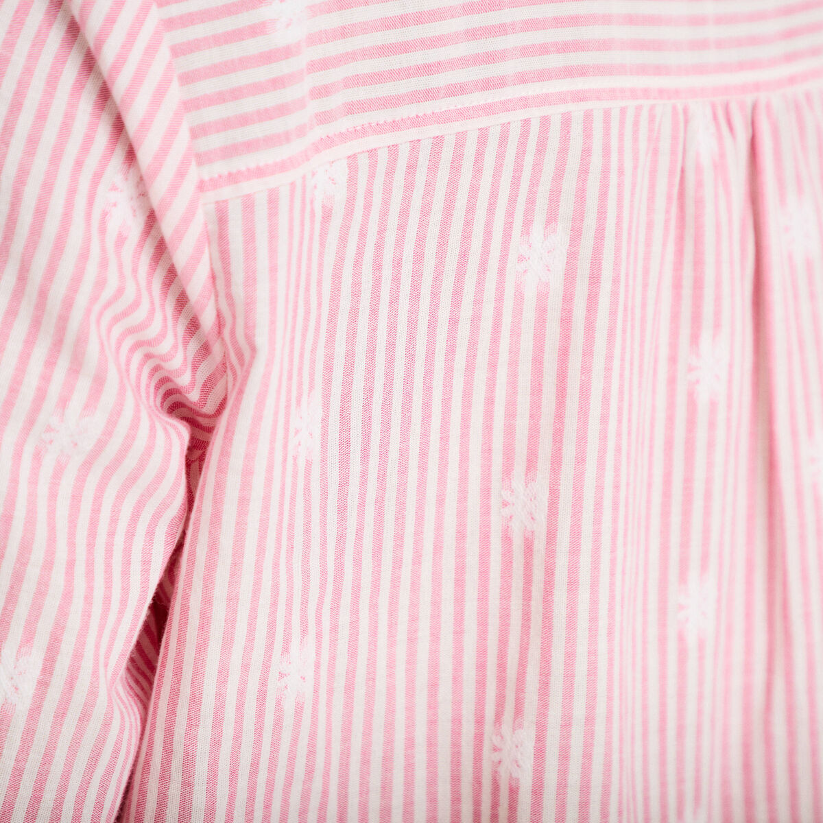 Chemise droite manches longues rouge femme