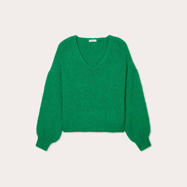 pull manches longues vert femme Pull manches longues vert femme