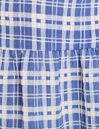 Blouse manches 3/4 bleu foncé femme