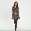 Robe &eacute;vas&eacute;e boutonn&eacute;e beige femme
