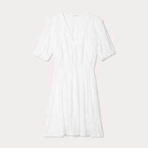 robe evasee dentelle ecru femme Robe évasée dentelle ecru femme