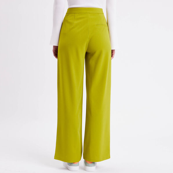 pantalon large vert olive femme Pantalon large vert olive femme