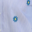 Chemise col classique manches longues blanc femme
