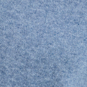 Pull col claudine dentelle bleu femme