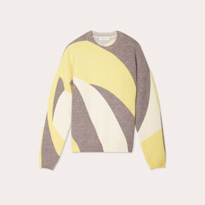 pull manches longues jaune pastel femme Pull manches longues jaune pastel femme