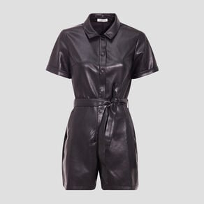 combishort simili cuir noir femme Combishort simili cuir noir femme