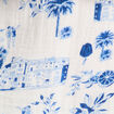 Jupe-short droite bleu roi femme