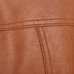 Veste droite zippée beige femme