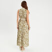 Robe longue sans manches blanc femme