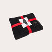 Ensemble bonnet et &eacute;charpe pr&ecirc;t &agrave; offrir noir femme
