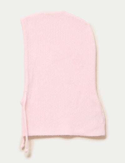 Cagoule rose clair femme