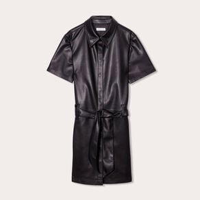 robe moulante simili cuir noir femme Robe moulante simili cuir noir femme