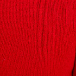 Pull manches longues rouge femme