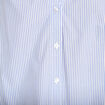 Blouse col v manches 3/4 bleu ciel femme