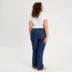 Jeans bootcut denim brut femme
