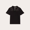 T-shirt manches courtes noir femme