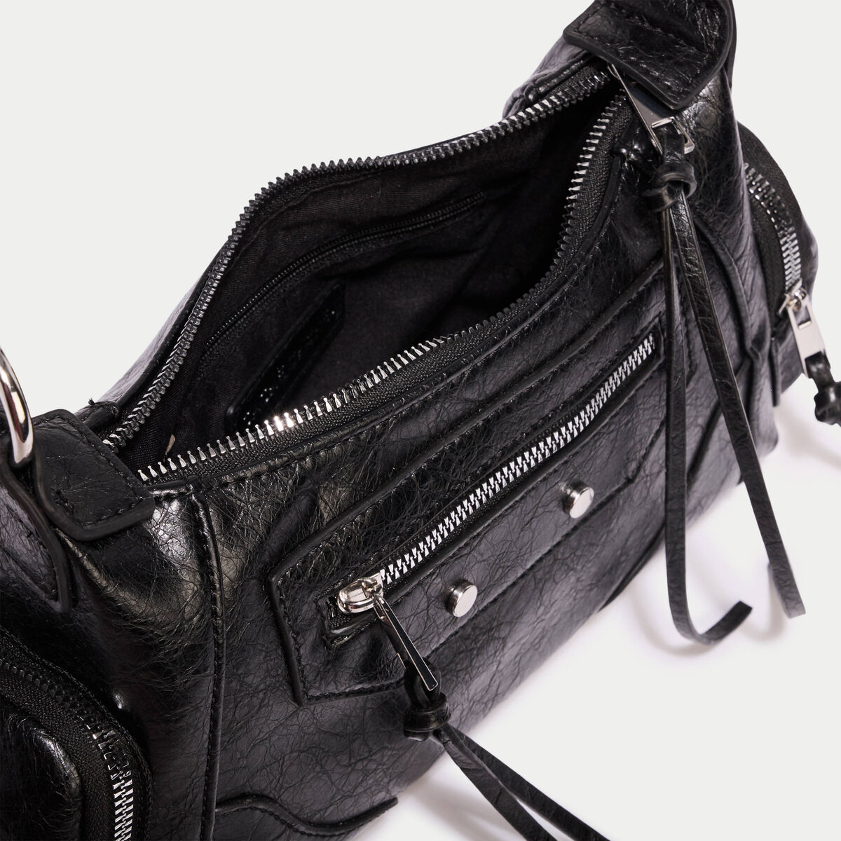 Sac port&eacute; &eacute;paule noir femme