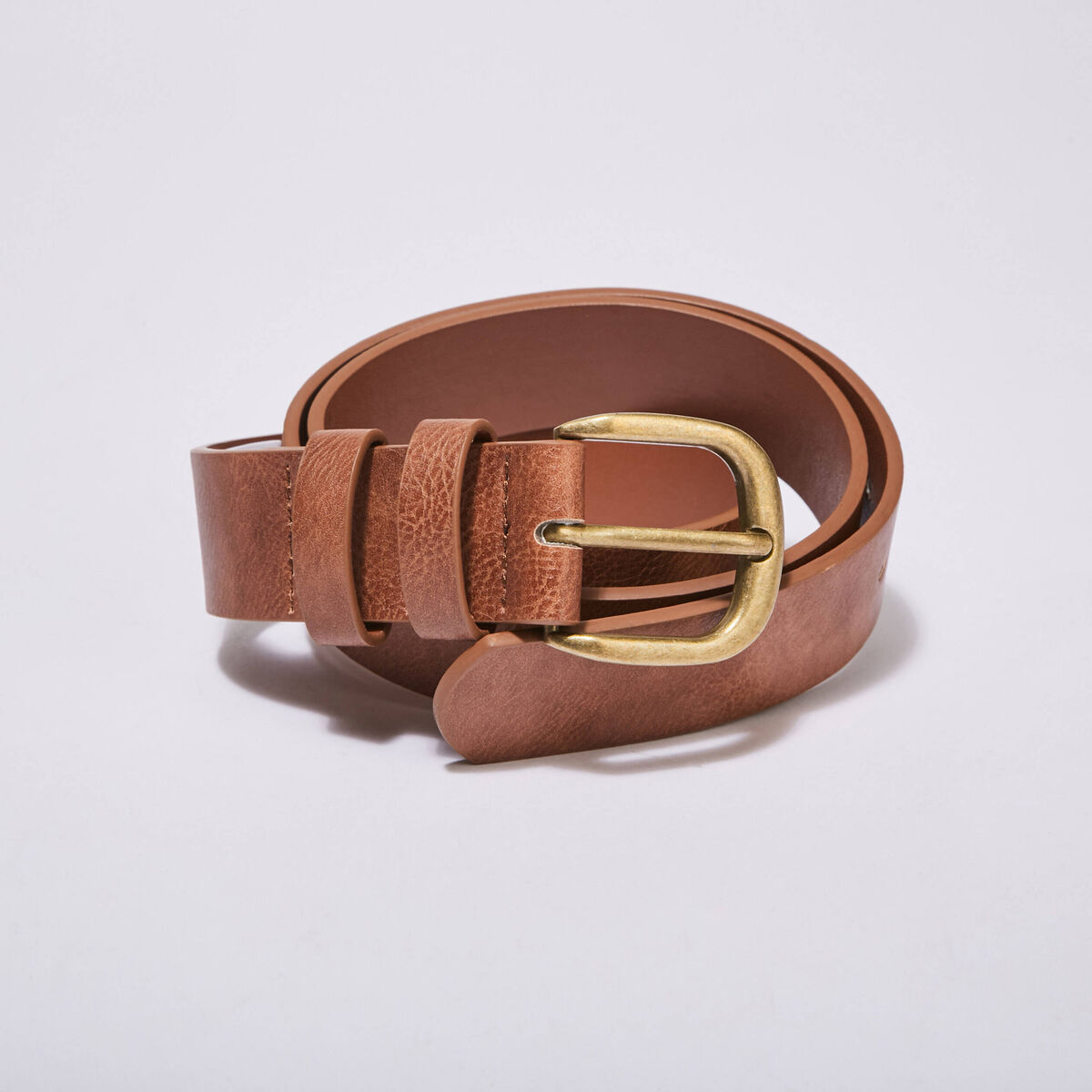 Ceinture camel femme