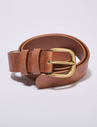 Ceinture camel femme