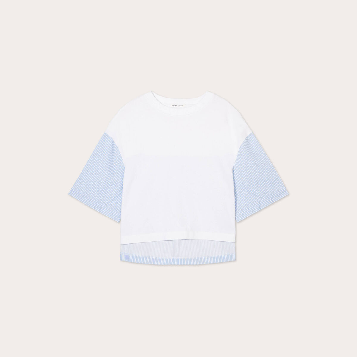 T-shirt oversize ecru femme