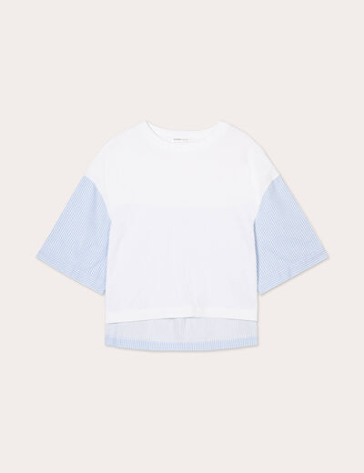 T-shirt oversize ecru femme