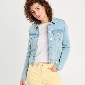 veste en jean denim bleach femme Veste en jean denim bleach femme
