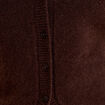Gilet sans manches ajusté marron foncé femme
