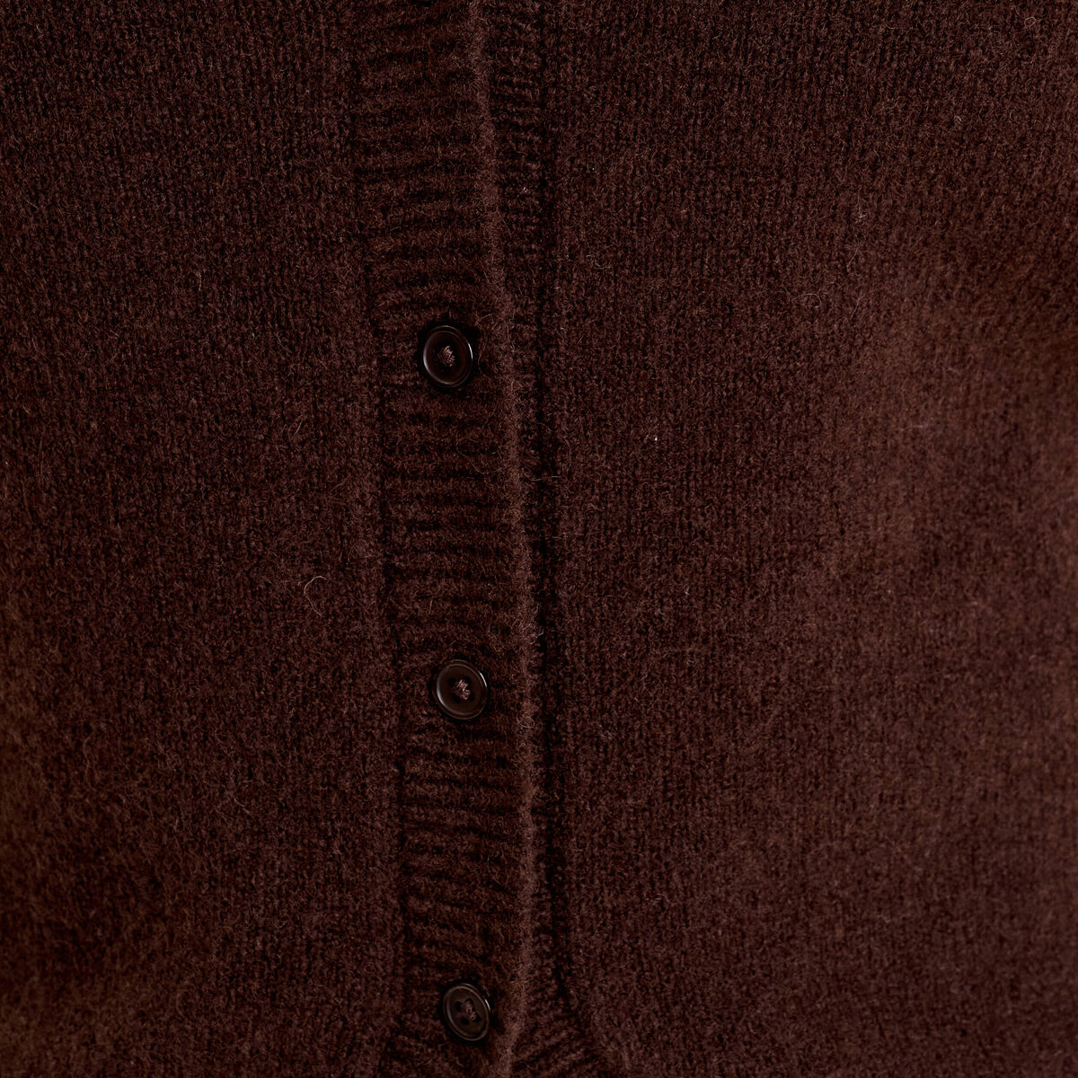Gilet sans manches ajusté marron foncé femme