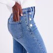 Jeans regular stretch denim double stone femme