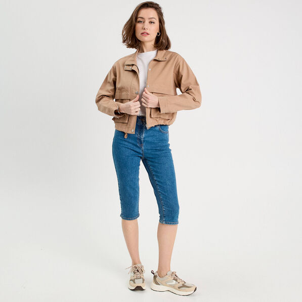 jeans capri denim stone femme Jeans capri denim stone femme