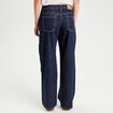 Jeans droit taille basse denim brut femme