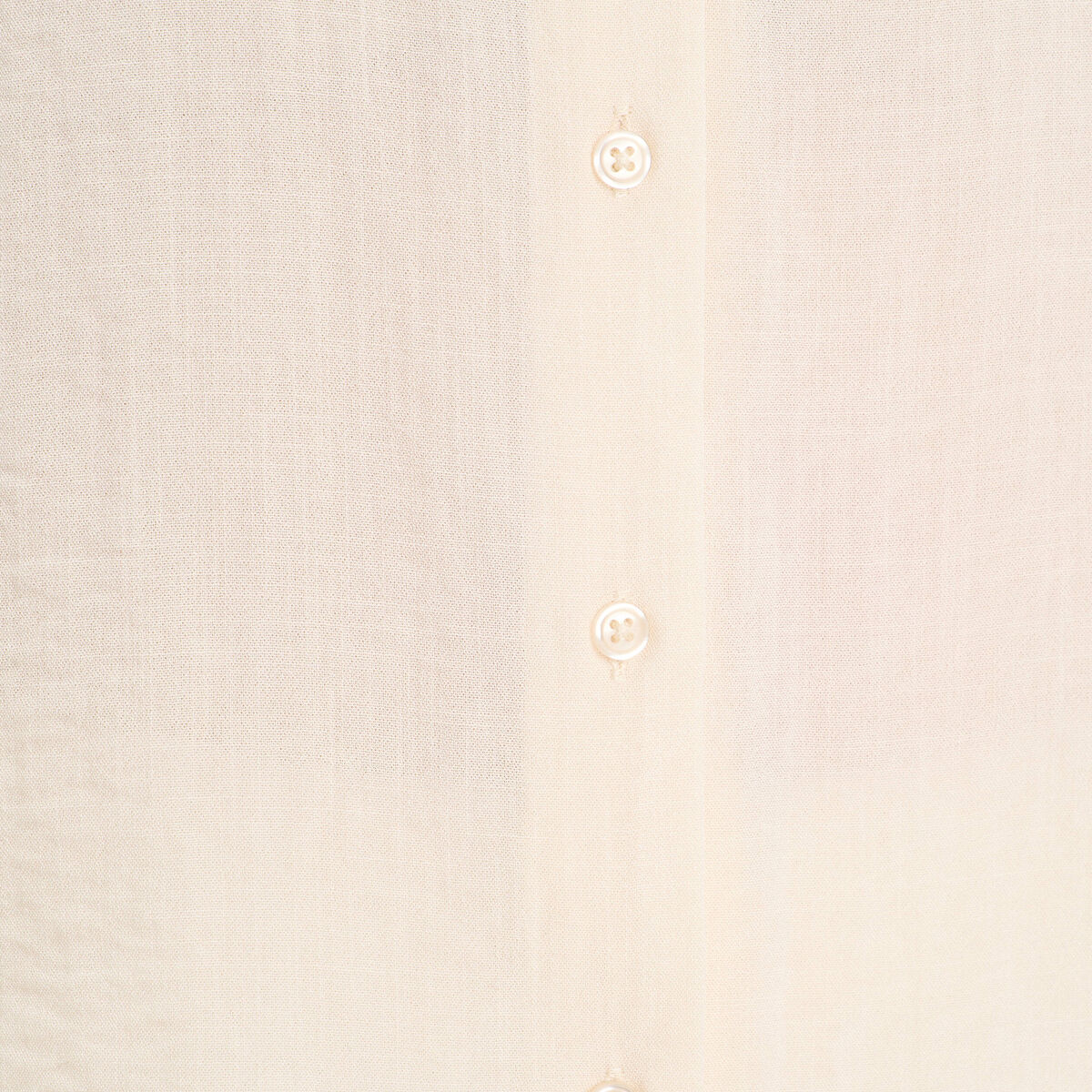 Chemise manches courtes ecru femme