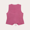 Gilet sans manches prune femme